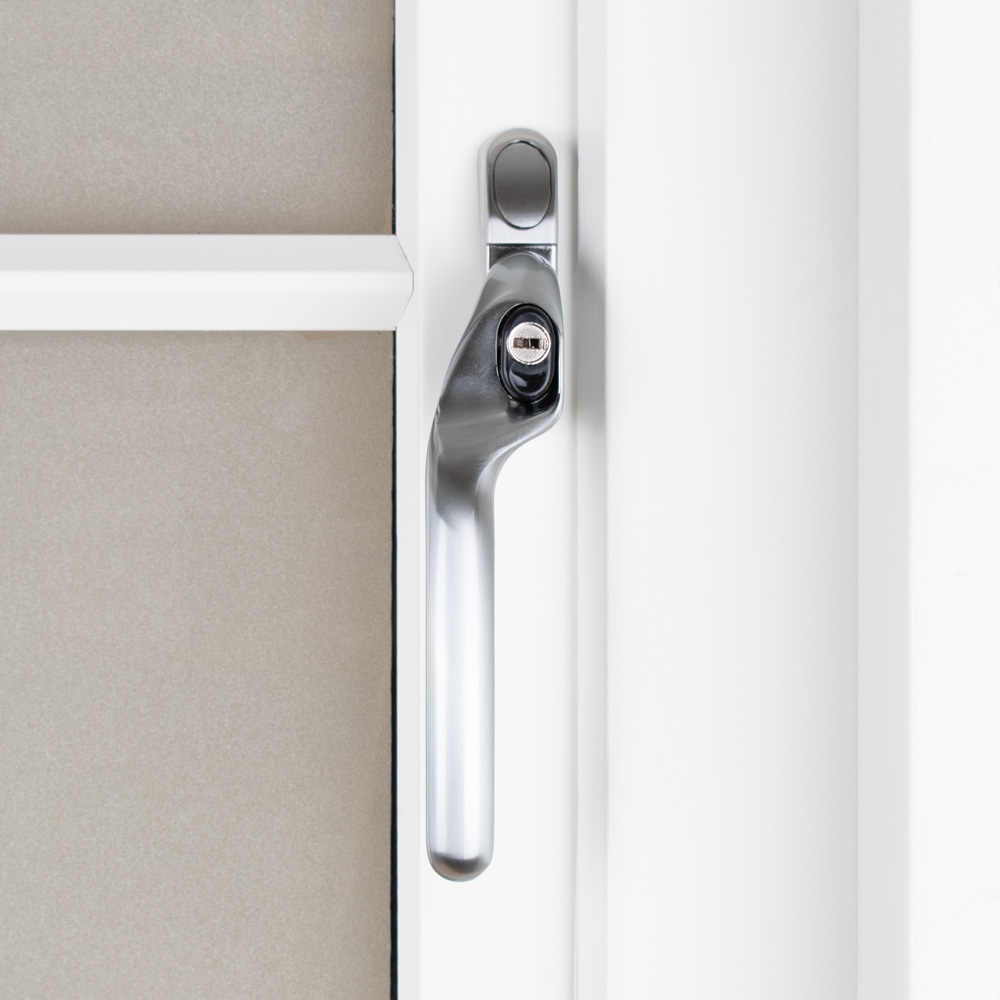 Timber Series Connoisseur MK2 Offset Locking Espag Window Handle - Hardex Graphite (Left Hand)